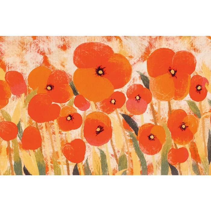 Lark Manor Rolla Poppies Kitchen Mat & Reviews Wayfair